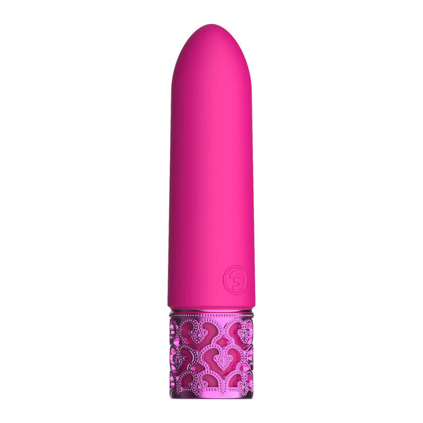 Royal Gems Imperial Silicone Rechargeable Bullet Pink 10 Cm Usb Bullets