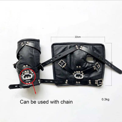 Leather  Bobdage Set Hang Foot Harness Restraints Adult Games Suspension Sm Sex Toys For Couples Women Rope & Suspension