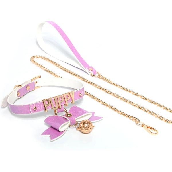 Choker With Glowing Bell Lead Rope Puppy Play Sextoy For Women Couple Collar  Harness Woman Accessories  Cosplay Collars & Leashes