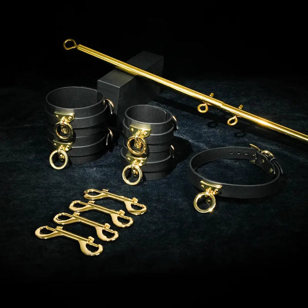 Spreader Bar With Handcuffs Ankle Cuffs Fetter Collar Sex Toys For Women Harness Acc Slave Restraints Restaint Game Cuffs & Shackles