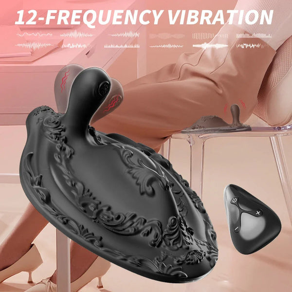Unisex Wireless Remote Cushion  12 Frequency Vibrating Rod Massager Pad Prostate Anal Plug Stimulator Sex Toys For Women Vibrating Butt Plugs