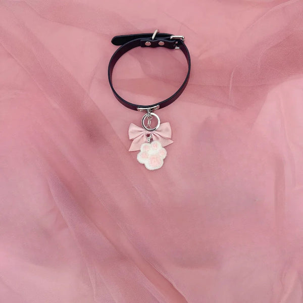 Cute Cat Claw Bell Collar Bow Nipple Clamp Anal Plug Chocker With Leash Sm Training Stimulation Flirting Sex Toys Other Erotic Clothing