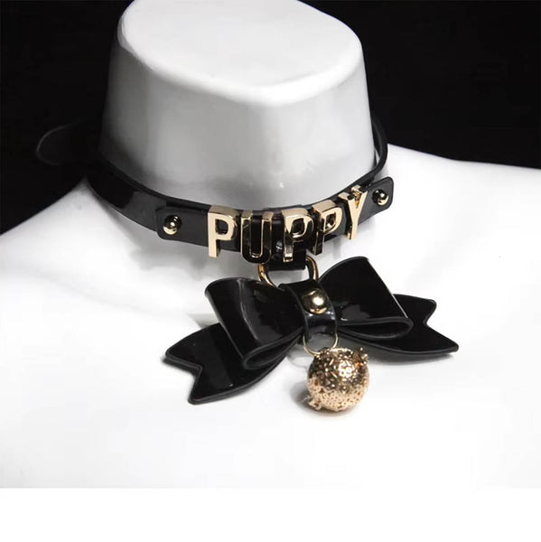 Choker With Glowing Bell Lead Rope Puppy Play Sextoy For Women Couple Collar  Harness Woman Accessories  Cosplay Collars & Leashes