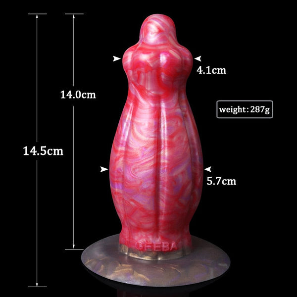 Colourful Novelty Suction Cup Dildo Unisex Anal Dong Dildos