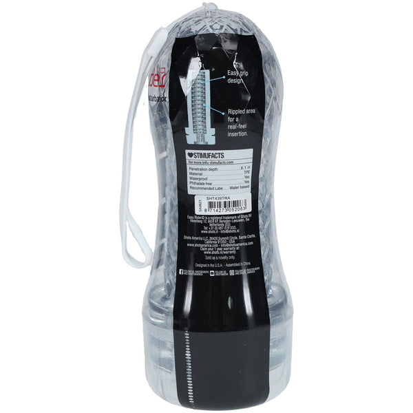 Shots Easy Rider Clear Vagina Stroker Masturbators