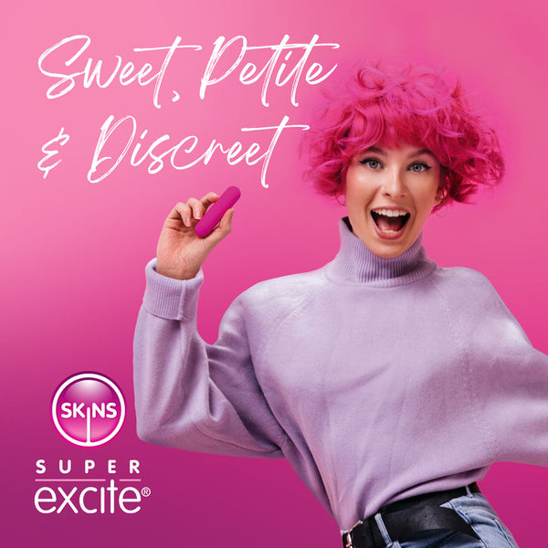 Skins Super Excite Rechargeable Pink Bullet Usb Bullets