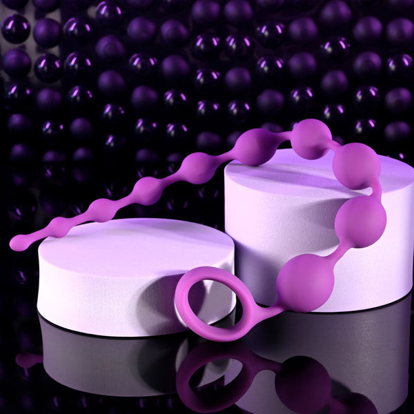 Selopa Beaded Adventure Purple 35.5 Cm Anal Beads Anal Balls & Beads