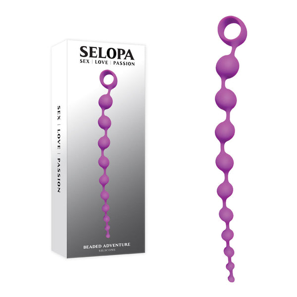 Selopa Beaded Adventure Purple 35.5 Cm Anal Beads Anal Balls & Beads