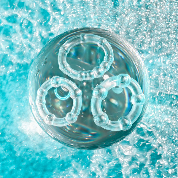 Selopa Erection Rings Clear  Set Of 3  Rings