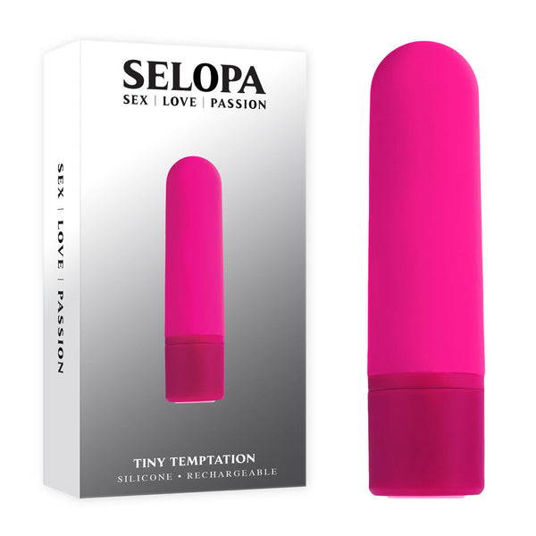 Selopa Tiny Temptation Pink 9.2Cm Usb Rechargeable Bullet Bullets