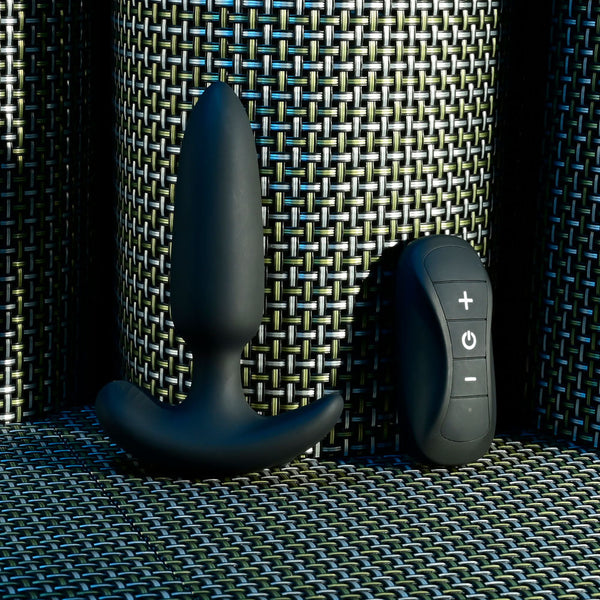 Selopa Black Beauty 11.3 Cm Usb Rechargeable Vibrating Butt Plug With Wireless Remote Vibrating Butt Plugs
