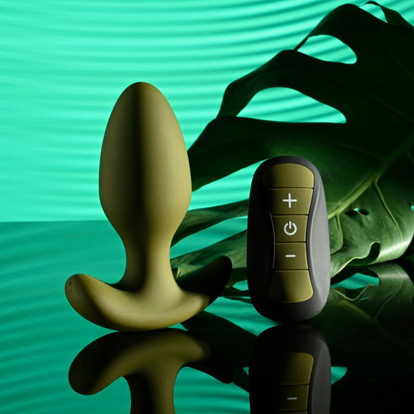 Selopa The Colonel Green 10.1 Cm Usb Rechargeable Vibrating Butt Plug With Wireless Remote Vibrating Butt Plugs