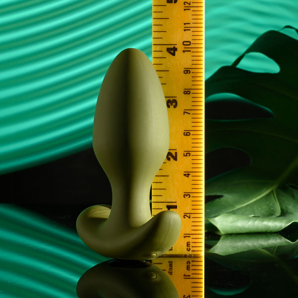 Selopa The Colonel Green 10.1 Cm Usb Rechargeable Vibrating Butt Plug With Wireless Remote Vibrating Butt Plugs