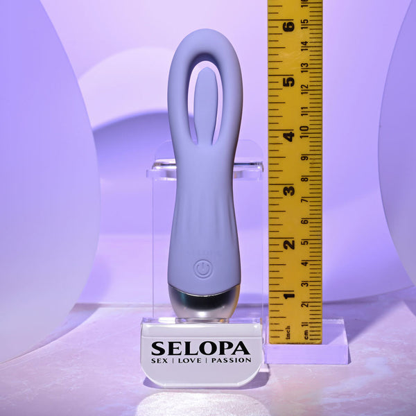 Selopa In A Flap Purple 15Cm Usb Rechargeable Flicking Stimulator Clitoral s