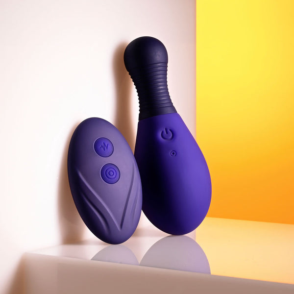 Selopa Egg Me On Purple 10Cm Usb Rechargeable With Wireless Remote Bullets