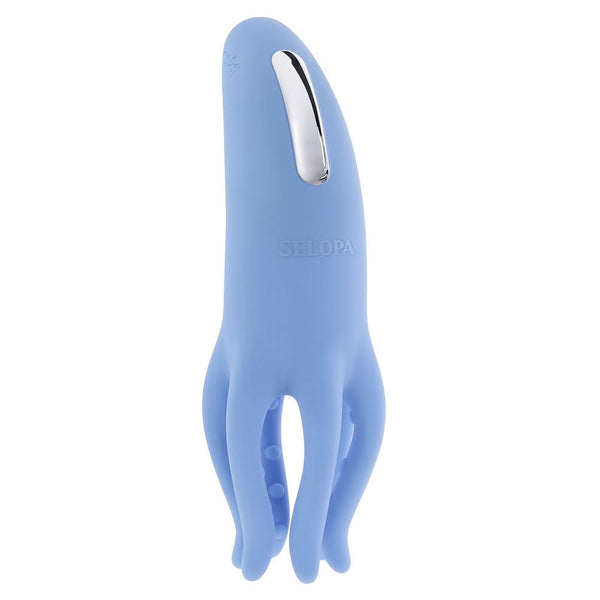 Selopa Tentacle Tickler Blue Usb Rechargeable Vibrating Stimulator Wireless s