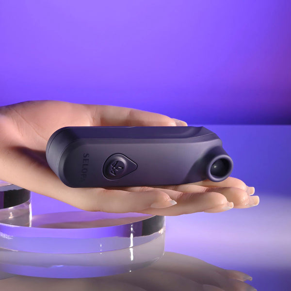 Selopa Sure Thing Black Vibrating & Sucking Stimulator Suction s