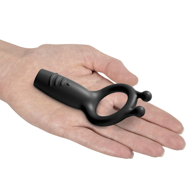 Sir Richards Vibrating Silicone Super C Ring Grey Usb Rechargeable   Rings