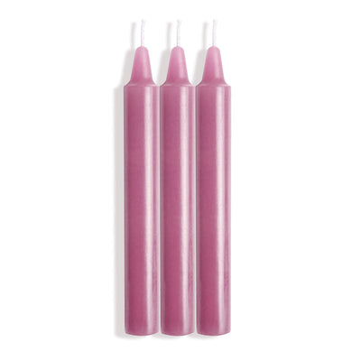Lacire Drip Pillar Candles Violet Set Of 3 Sensation Play