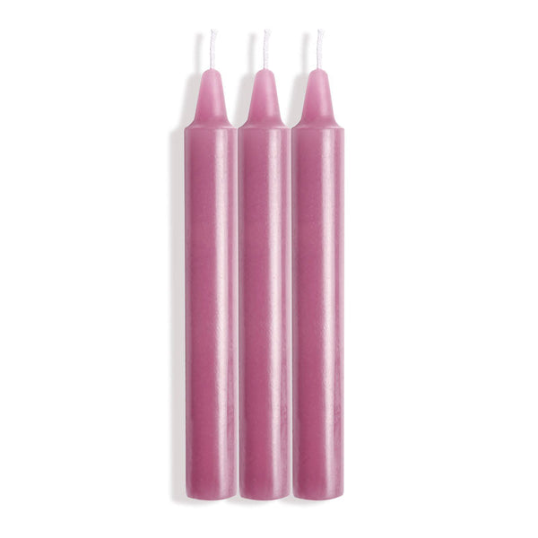 Lacire Drip Pillar Candles Violet Set Of 3 Sensation Play