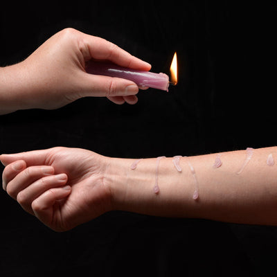 Lacire Drip Pillar Candles Violet Set Of 3 Sensation Play