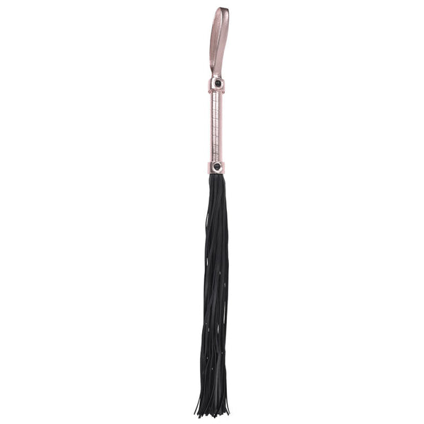 Sex & Mischief Brat Flogger Rose Gold/Black Floggers