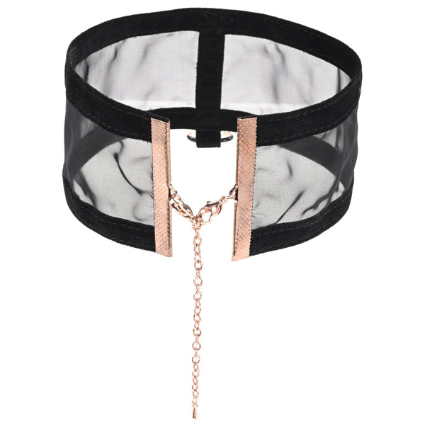 Sex & Mischief Sheer Day Collar Black Collars & Leashes