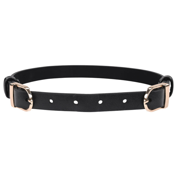Sex & Mischief Double Buckle Day Collar Black Collars & Leashes