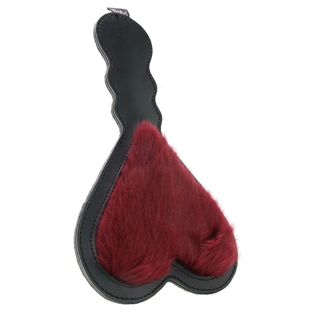 Sex & Mischief Enchanted Heart Paddle Red/Black Paddles