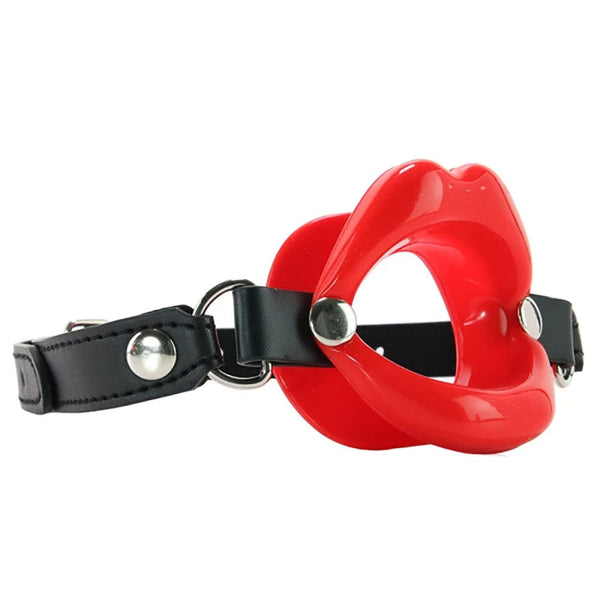 Sex & Mischief Silicone Lips Mouth Gag Red Restraint Placeholder