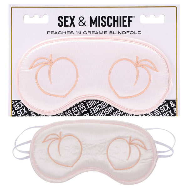 Sex & Mischief Peaches N Creame Blindfold Eyemask Blindfolds