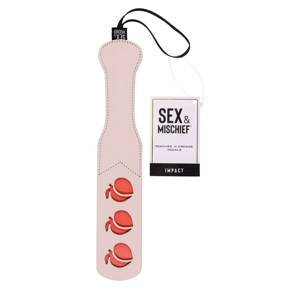 Sex & Mischief Peaches N Creame Impression Paddle Spanking Paddles