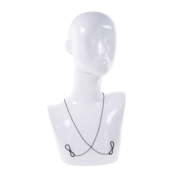 S&M Exs Ohs Body Jewelry With Nipple Ties Metal Chain Nipple & Clitoral Toys