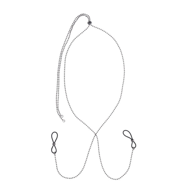 S&M Exs Ohs Body Jewelry With Nipple Ties Metal Chain Nipple & Clitoral Toys