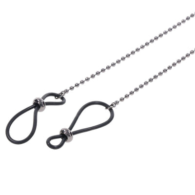 S&M Exs Ohs Body Jewelry With Nipple Ties Metal Chain Nipple & Clitoral Toys