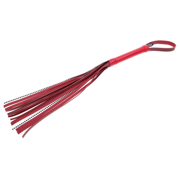 S&M Exs Ohs Crystal Flogger Red Whip Floggers