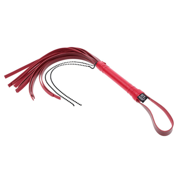 S&M Exs Ohs Crystal Flogger Red Whip Floggers