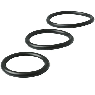 Sex & Mischief Nitrile  Ring 3 Pack Black Rings Set Of Sizes  Rings