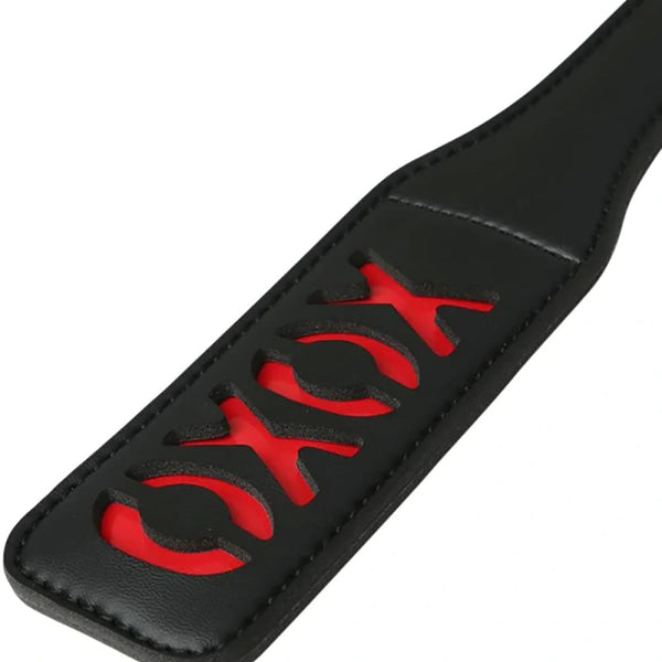 Sex & Mischief Xoxo Paddle Black Paddles