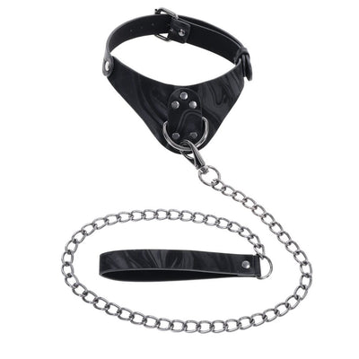 Sportsheets Velvet Noir Collar & Leash Black Restraint Restraint Kits & Sets