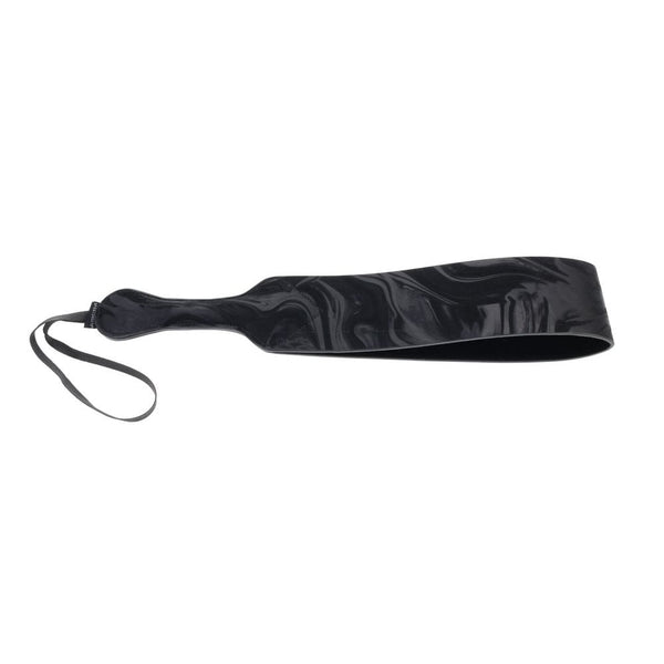 Sportsheets Velvet Noir Loop Paddle Black 42 Cm Whips