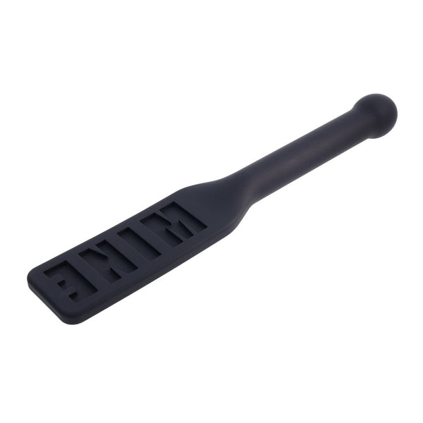 Edge Mine Silicone Paddle Black Spanking Paddles