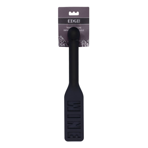 Edge Mine Silicone Paddle Black Spanking Paddles