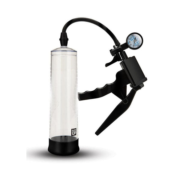 Size Up Ergonomic Trigger  Pump With Pressure Gauge Clear  Pumps