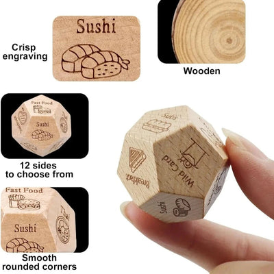 Dice For Her Him Couples Gift Ideas Food Decision Games Christmas Birthday Valentines Day Gifts Wife Husband Sex Games