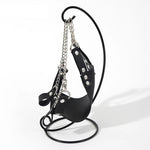 Collar Soft Leather And Iron Chain Link Metal Hole Slave Collars For Women Sex Toys Couples Restraints Collars & Leashes