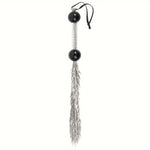Metal Pepper Double Bead Chain Whip With Restraints Spanking Flogger  Adult Flirting Sex Play Toys For Women And Couples Restraint Kits & Sets