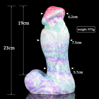 Thick Muscular Silicone Big Testicles Dildo Butt Plug Non Vibrating Butt Plugs