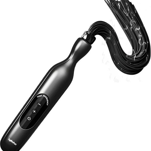 Electric  Whip 5 Level Stimulation Flogger Visual Lightning Sm Tool For Couples  Role Play Estim Sex Toy Floggers