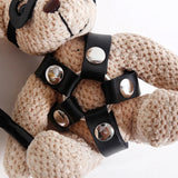 Collar Soft Leather And Iron Chain Link Metal Hole Slave Collars For Women Sex Toys Couples Restraints Collars & Leashes